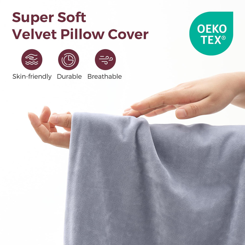 Momcozy U Pro velvet fabric close-up highlights softness and quality.