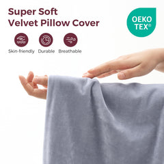 Momcozy U Pro velvet fabric close-up highlights softness and quality.