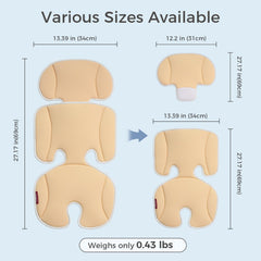 Momcozy universal fit with harness openings reduces slippage for stable rides.