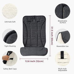 Momcozy universal stroller cushion fits strollers, car seats, and cribs.
