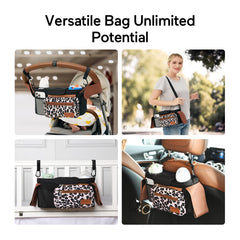 Momcozy detachable phone bag for quick access during strolls.