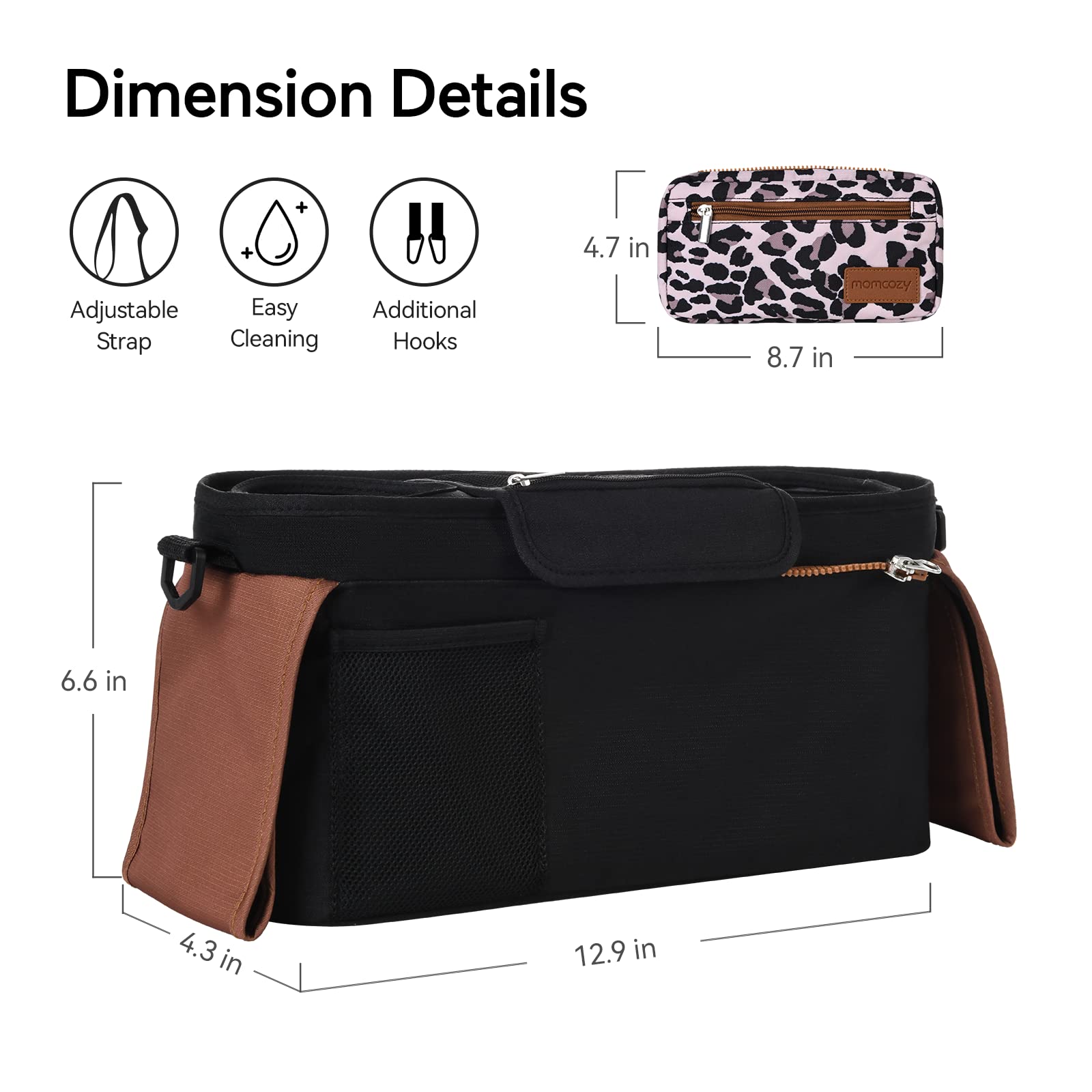 Momcozy fits Uppababy, Baby Jogger, Britax, BOB and more.