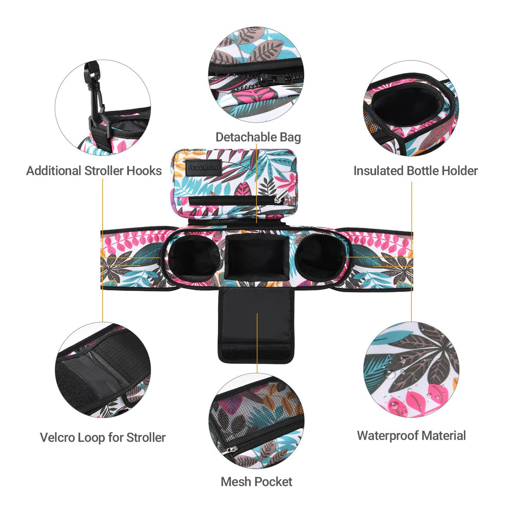 Momcozy adjustable straps fit many stroller models for a snug, stable setup.