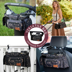 Momcozy shoulder strap offers flexible, hands-free carrying alternatives.