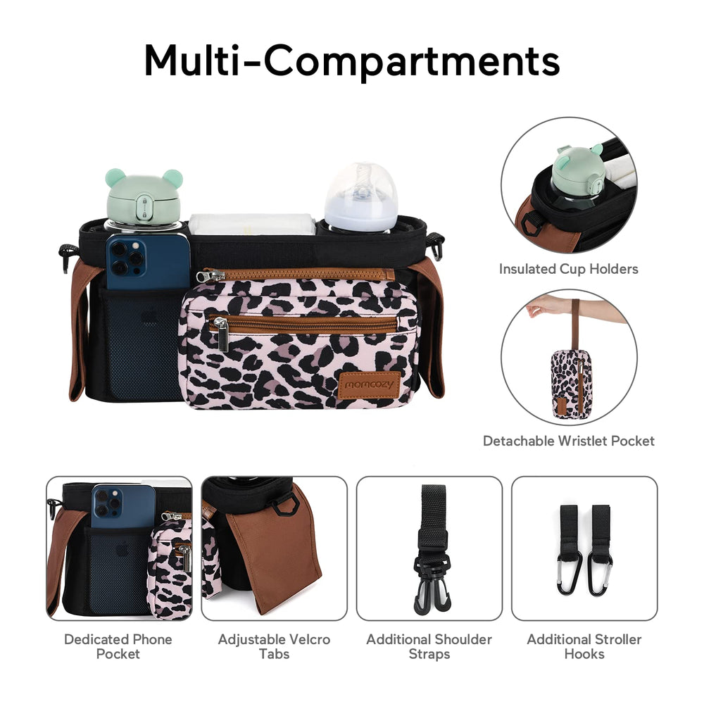 Momcozy organizer with spacious pockets for baby essentials.