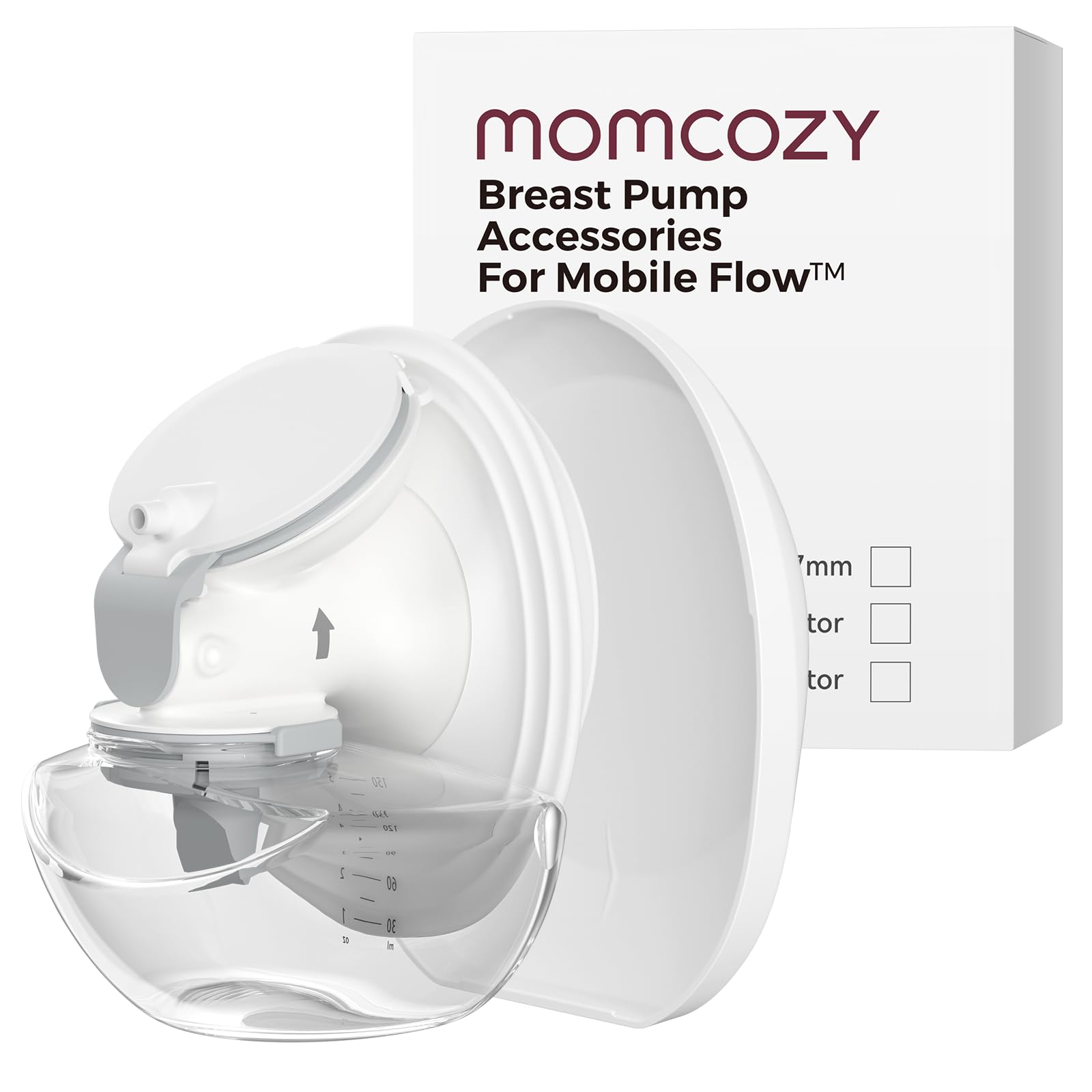 Momcozy Upgraded M9 breast shield for comfortable pumping and reliable fit.