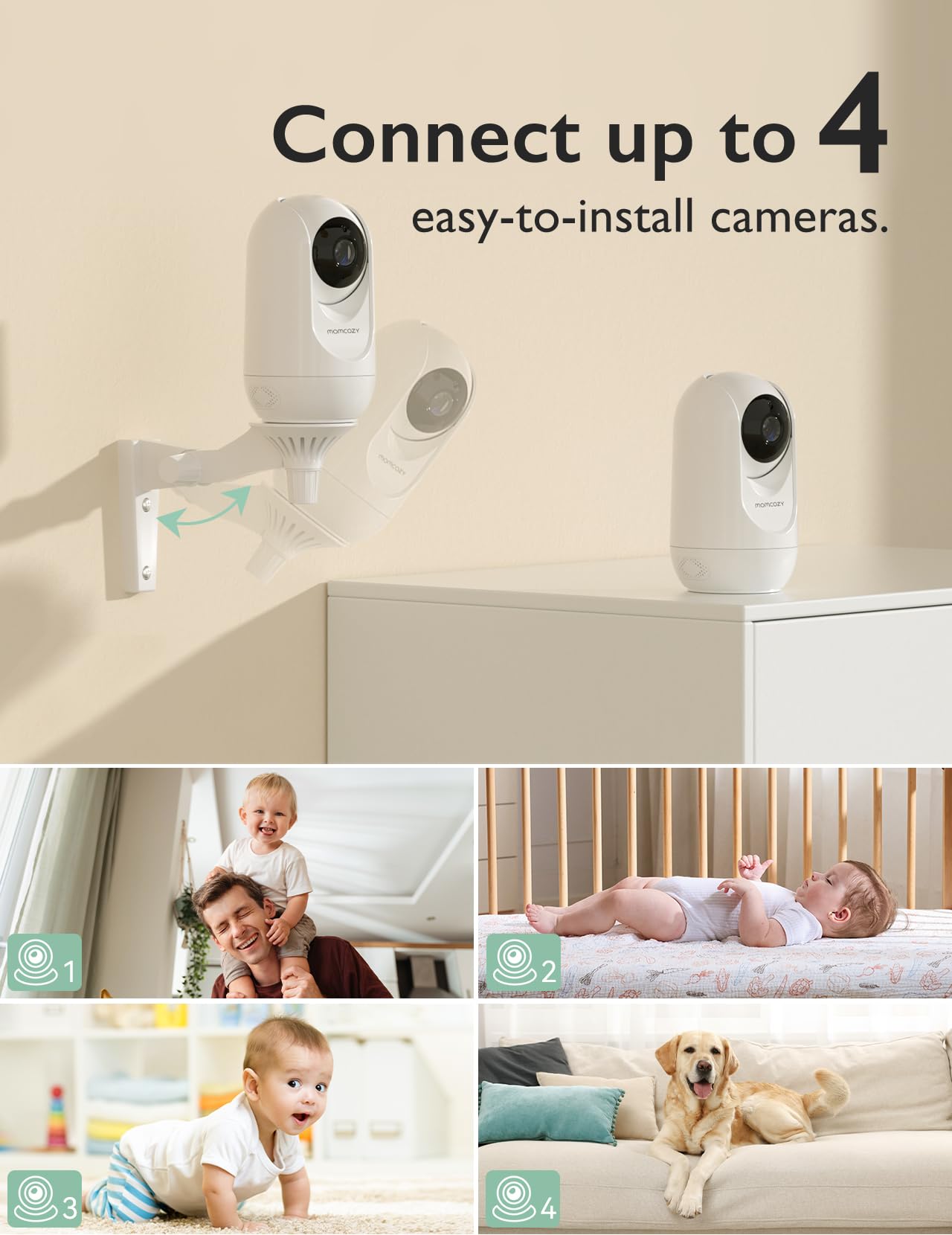 Temperature sensor helps you track nursery conditions.