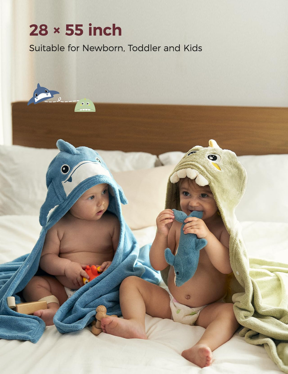 Momcozy visualize health label towel shows care cues