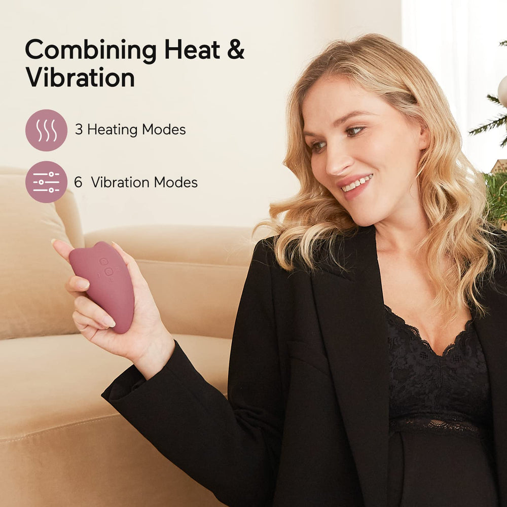 Momcozy warming lactation massager soft silicone surface for skin friendly contact