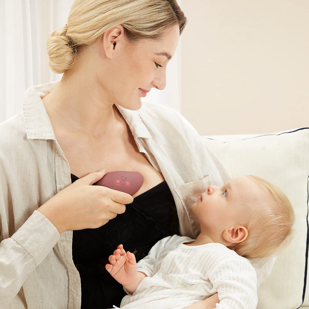 Momcozy warming lactation massager travel pouch included for pumping on the go
