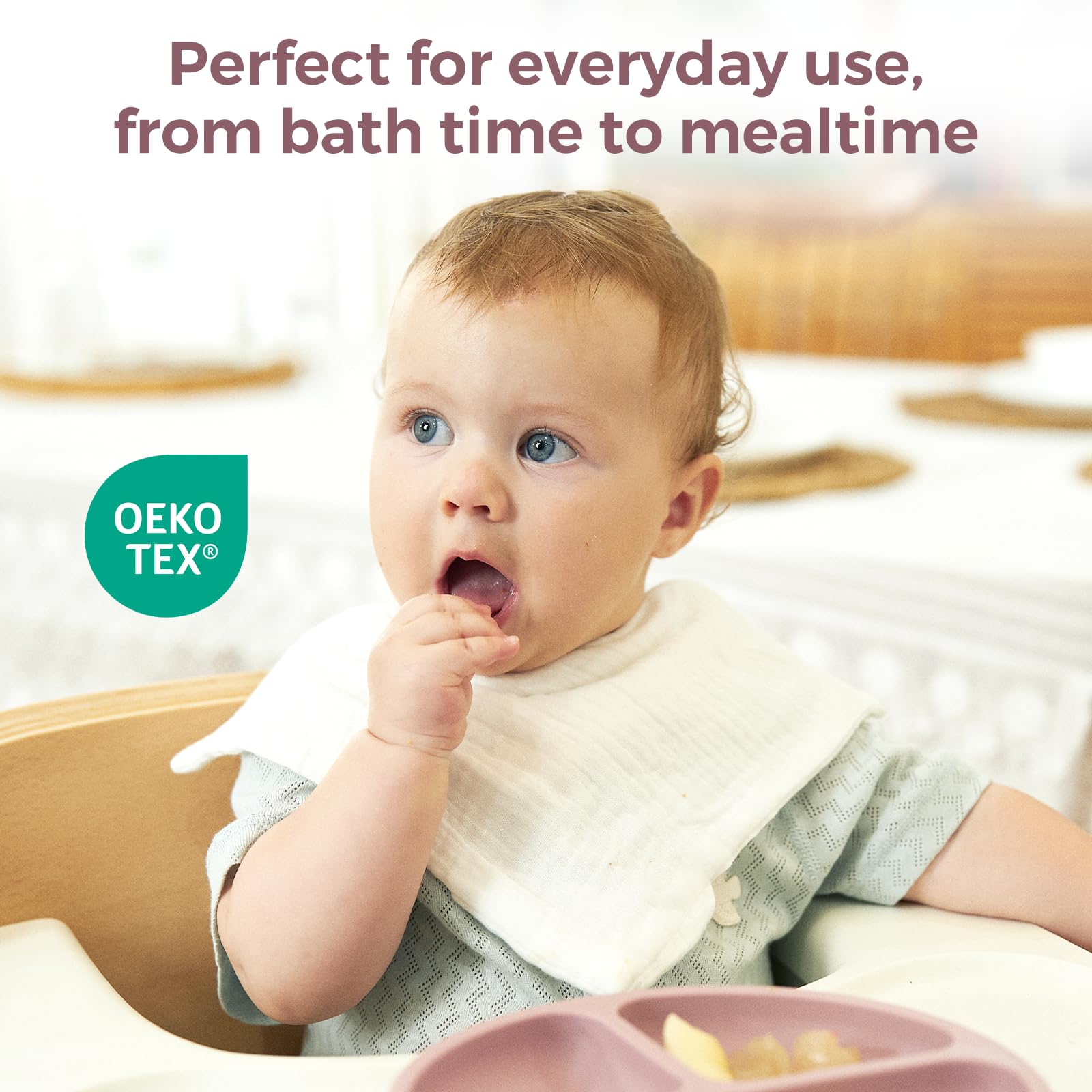 Momcozy washcloths ideal for bath time with newborns