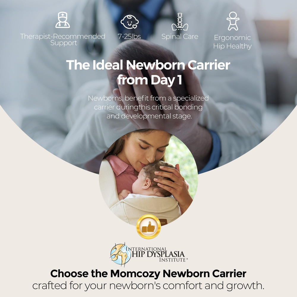 Momcozy WeeSnug cross-back design supports balanced wear for hands-free versatility.