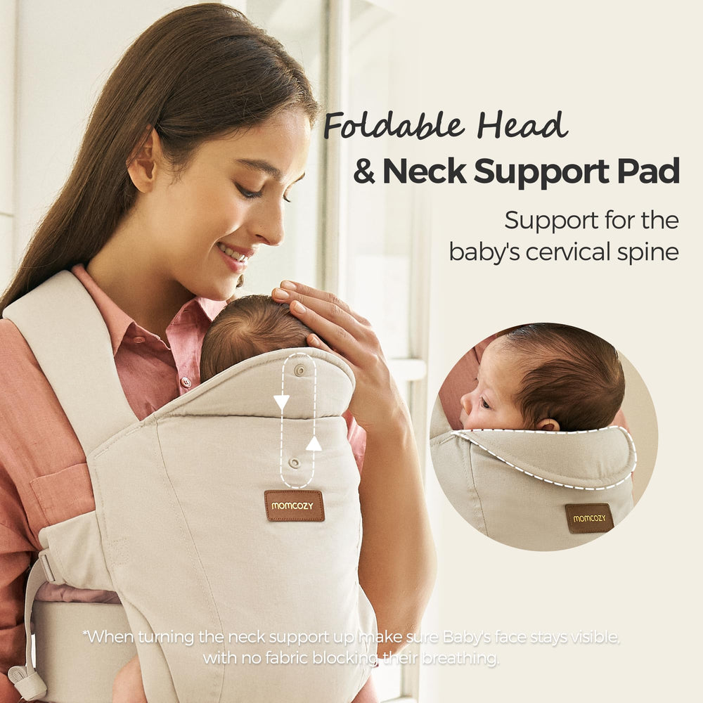 Momcozy WeeSnug hands-free carrying for quick everyday tasks around the home.