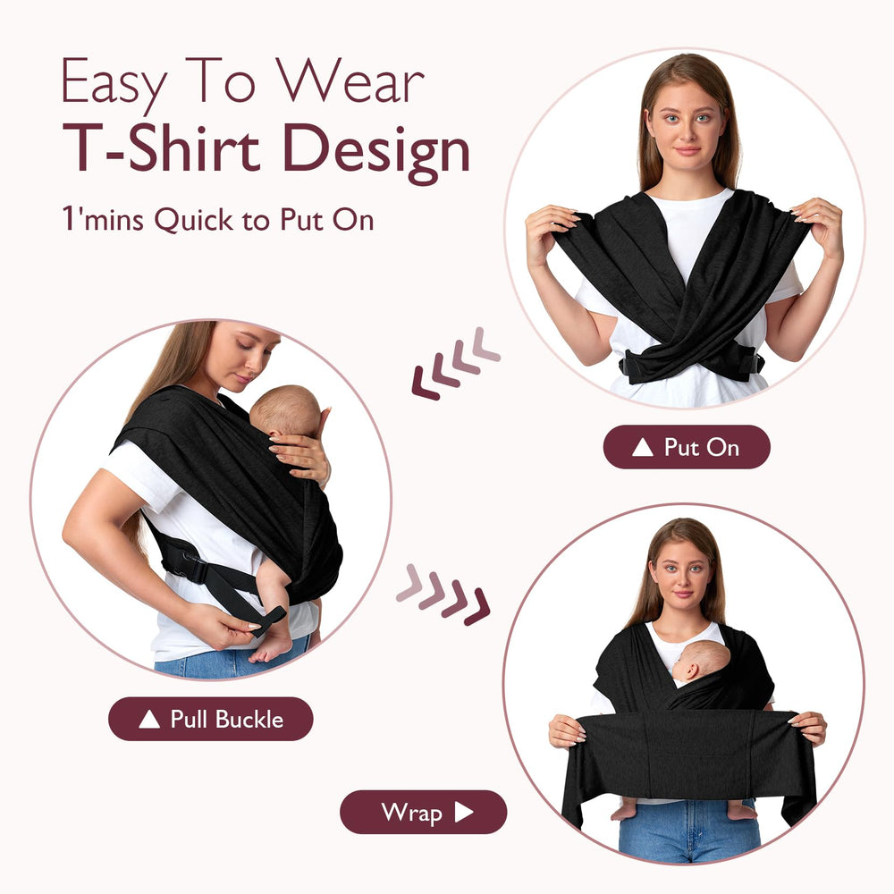 Momcozy wrap emphasizing calm bonding and ultra-soft fabric