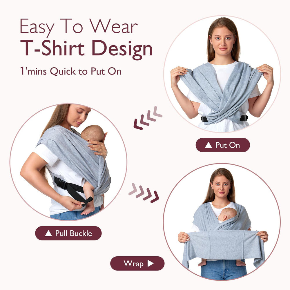Momcozy wraps distribute weight to reduce parent strain.