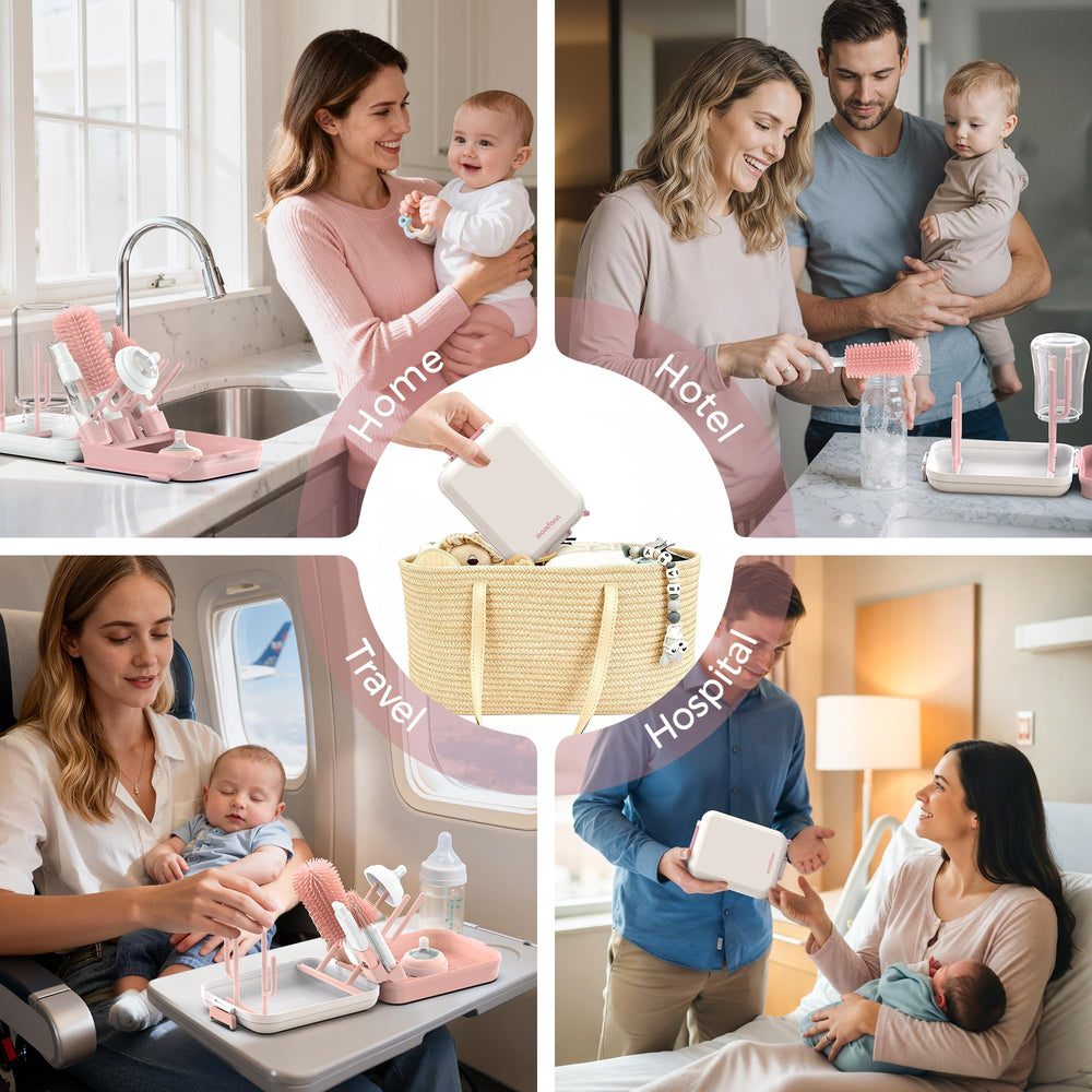 MOMFANN compact drying rack ideal for travel and home