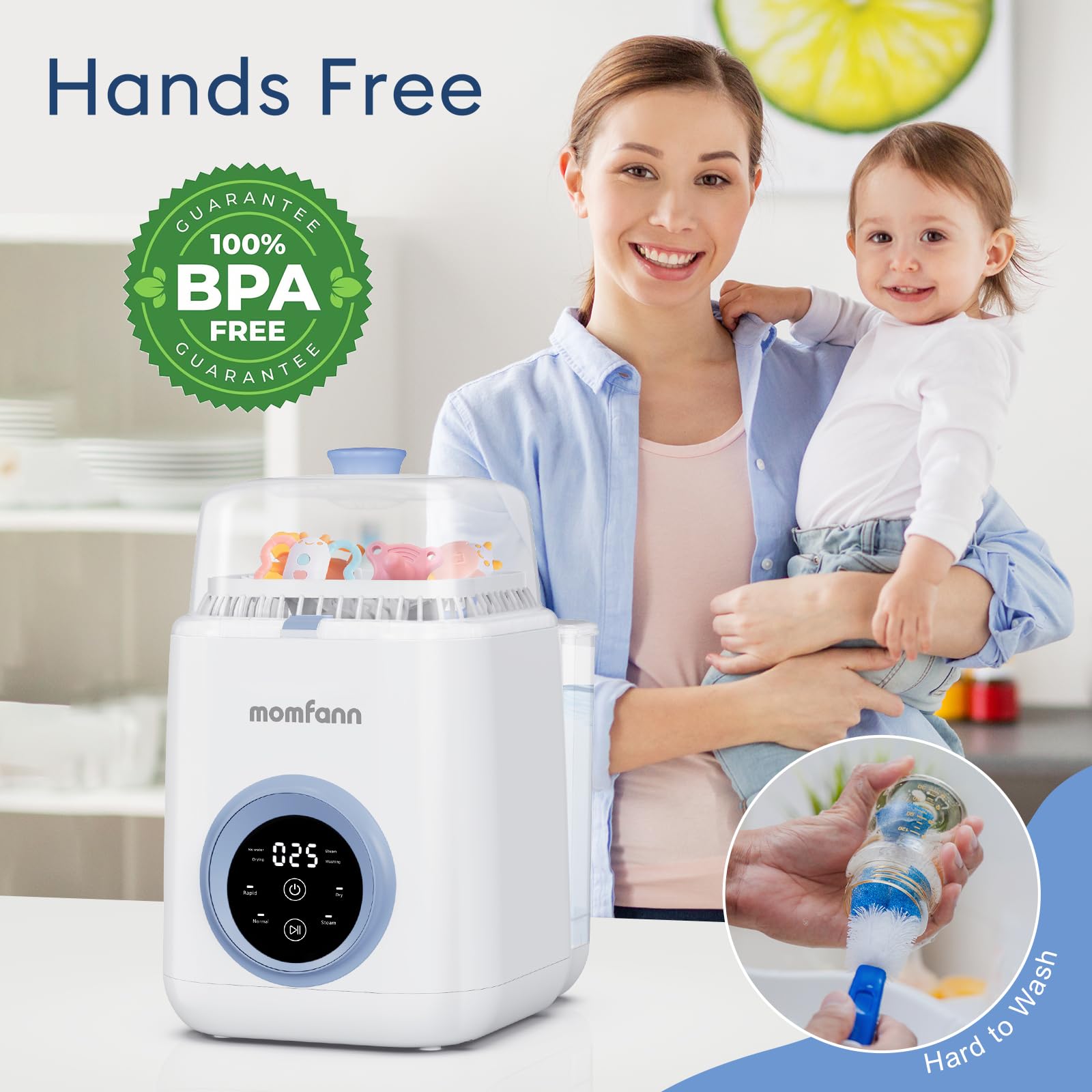MOMFANN Normal wash 84-minute cycle for deeper cleaning