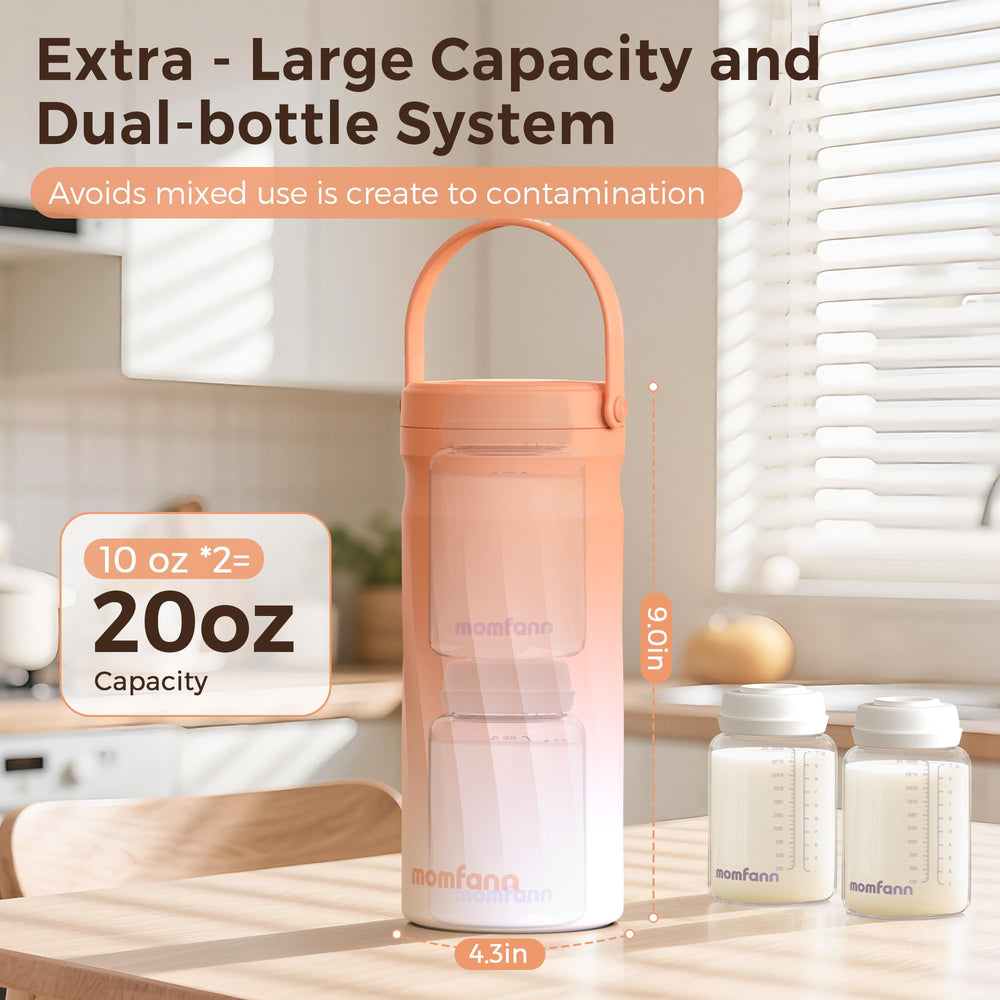 MOMFANN orange-cap design adds easy recognition and usability.
