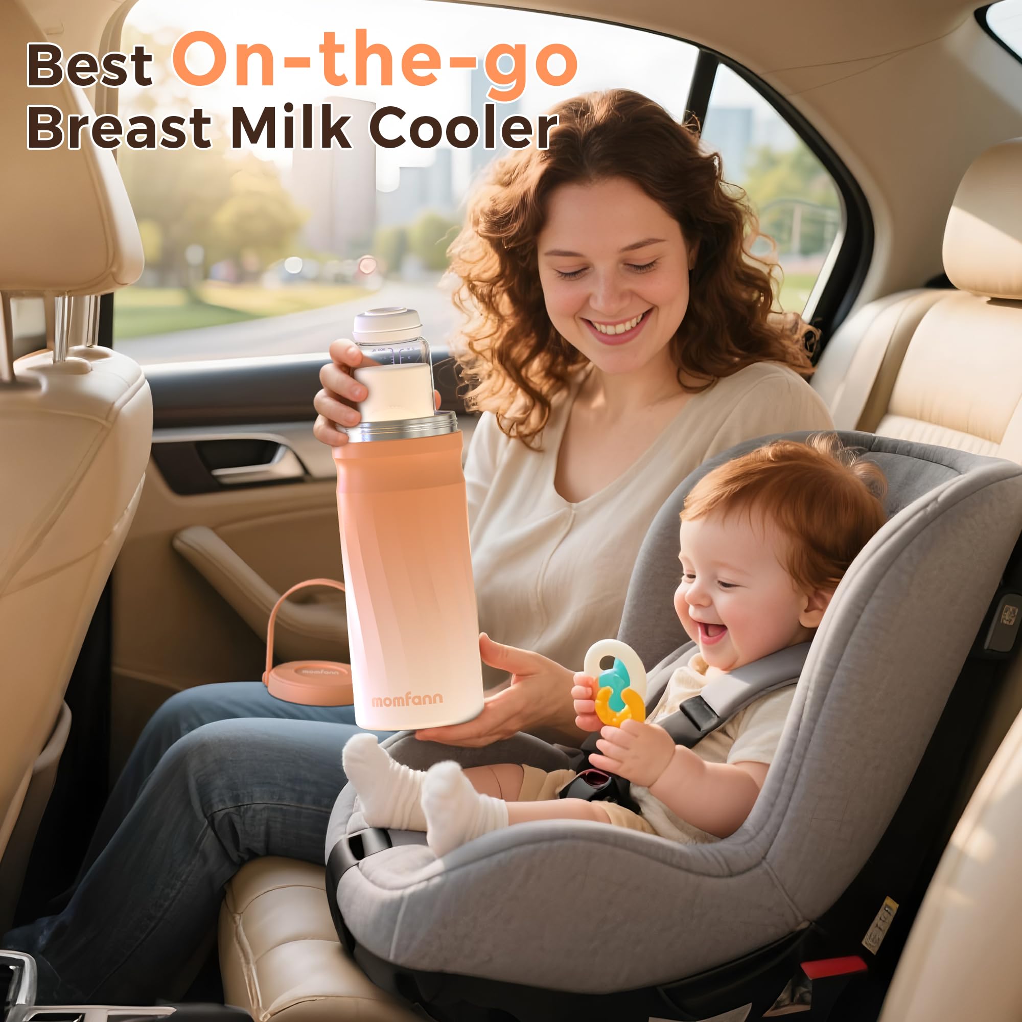 MOMFANN outdoor-travel-friendly design fits bags and strollers.