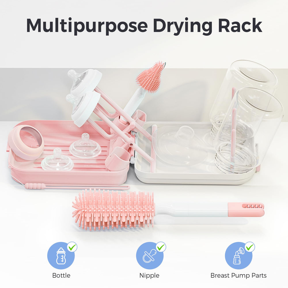 MOMFANN soap dispenser for convenient bottle cleanup