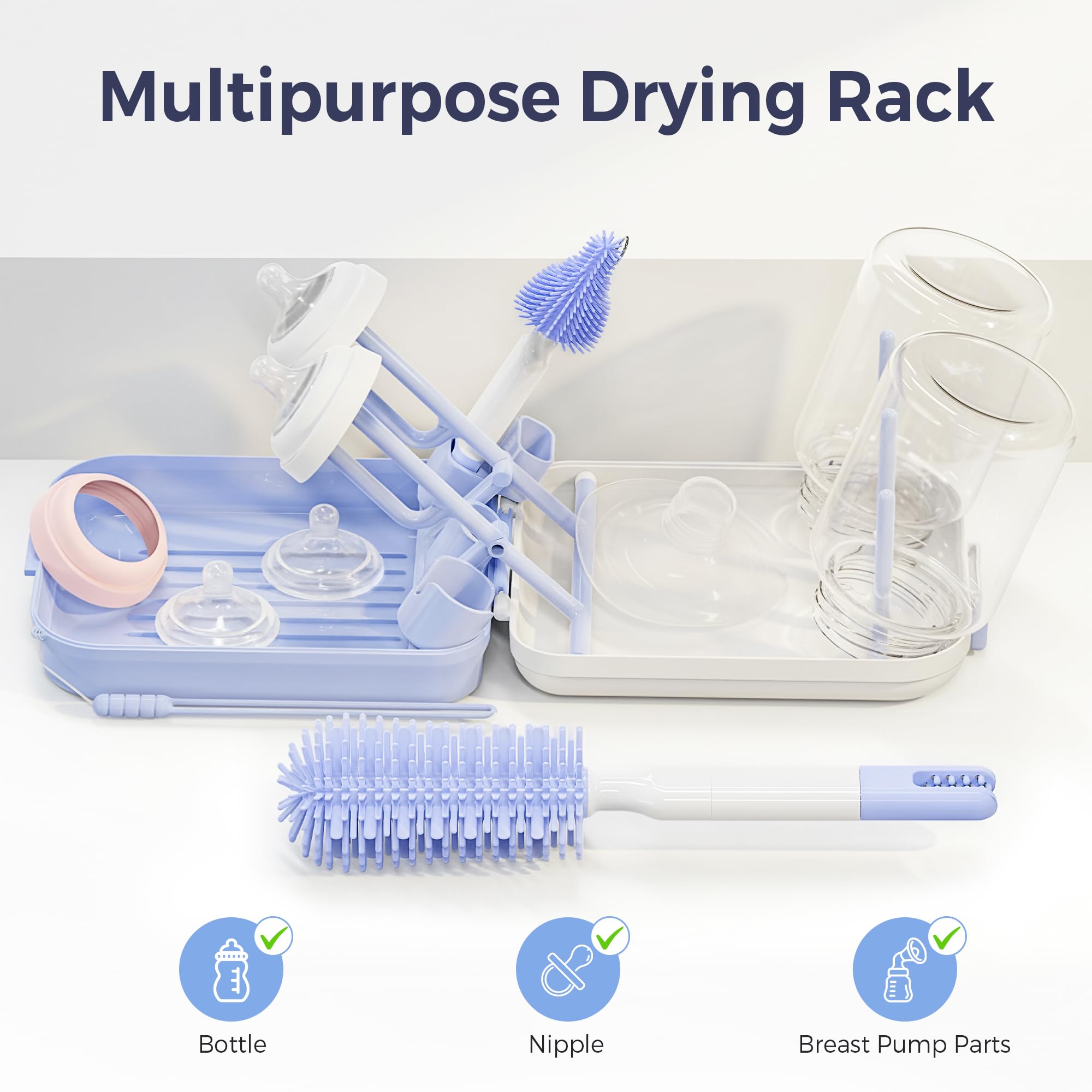 Momfann straw brush provides safe, thorough cleaning for drinking straws