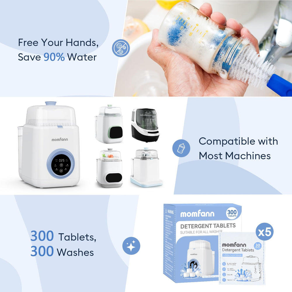 MOMFANN 300-tablet supply saves time and keeps bottles ready