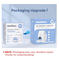 Compact MOMFANN tablets pack for easy storage and steady cleaning power