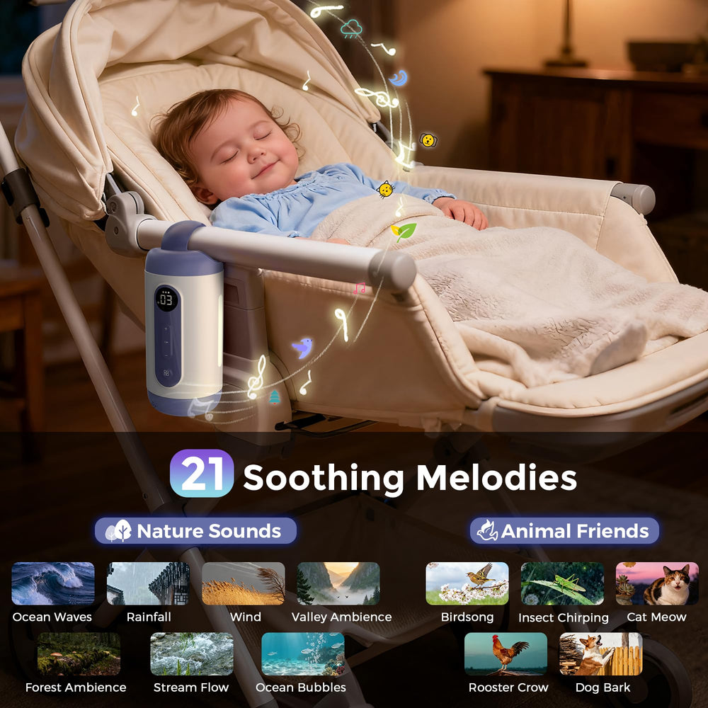 Momfann ultra-quiet motor keeps nights peaceful and uninterrupted.