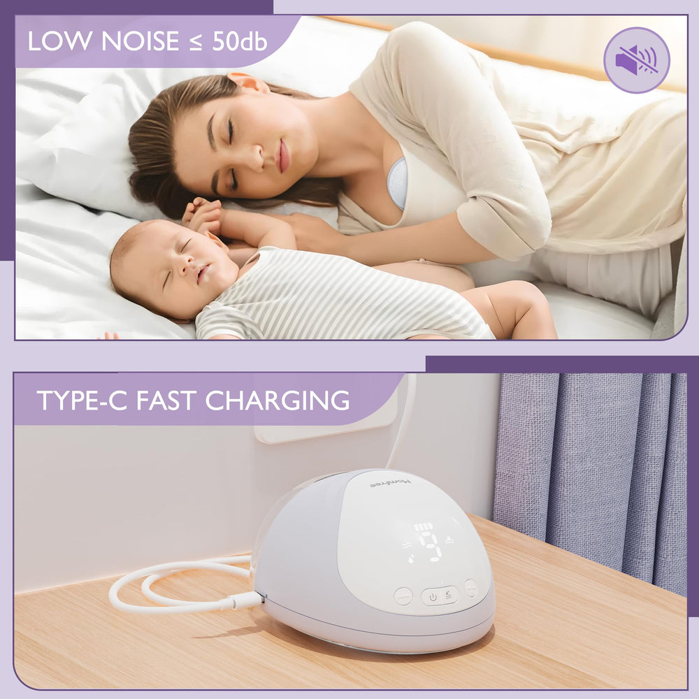 Momfree 180ml bottle supports longer sessions with less refilling.