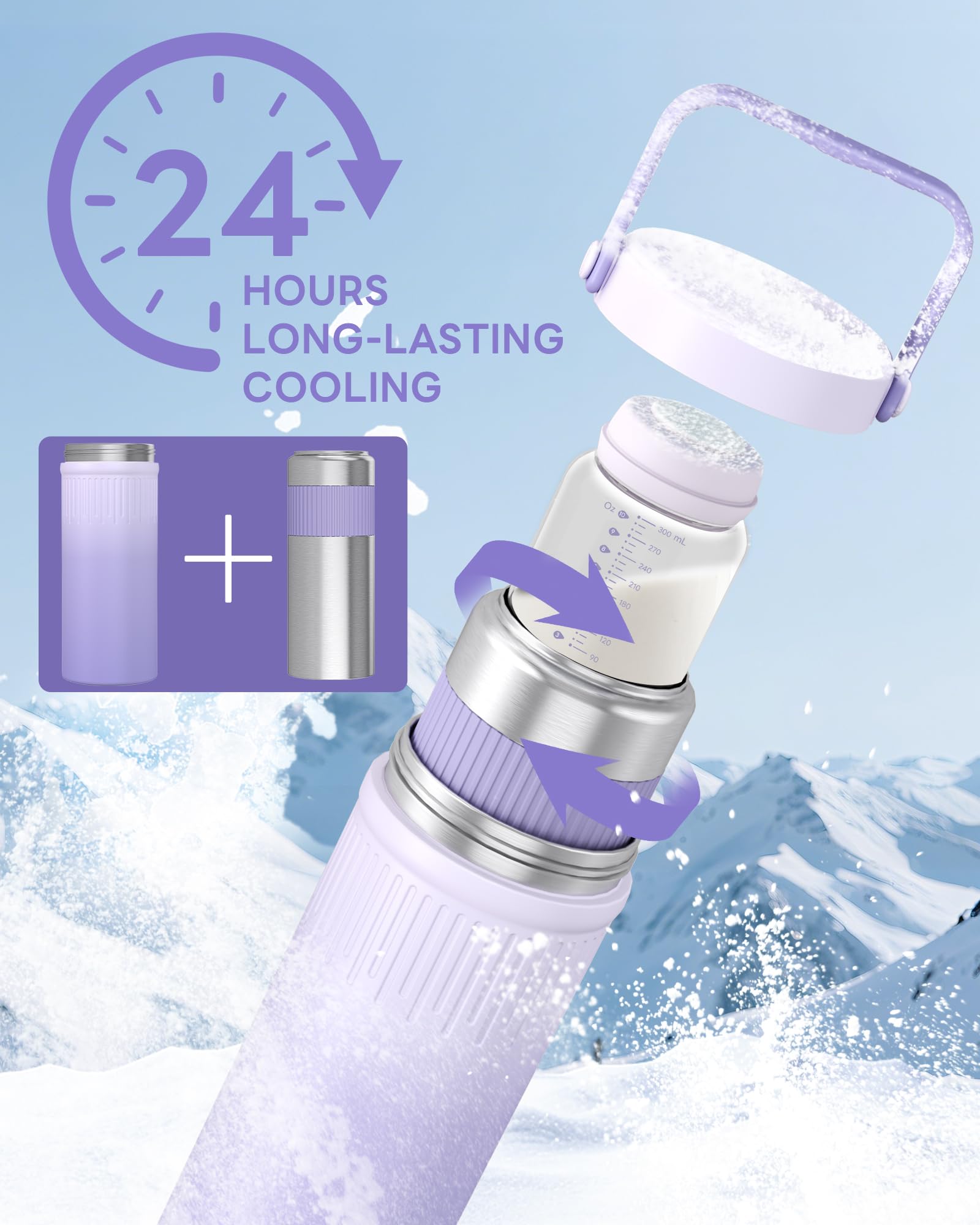 Momfree 304 stainless steel shell emphasizes rugged durability.