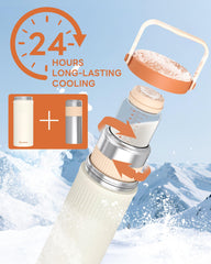 Momfree 360-degree cooling maintains a consistent chill during travel.
