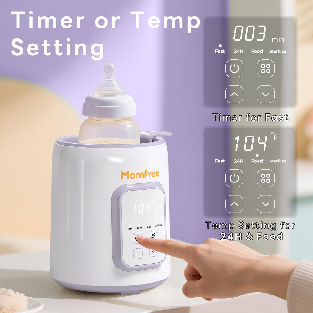 Momfree bottle-compatibility range covers most bottle types.