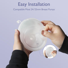 Momfree flange sizing kit 21mm enables gentle fit for varied breast pump shields.