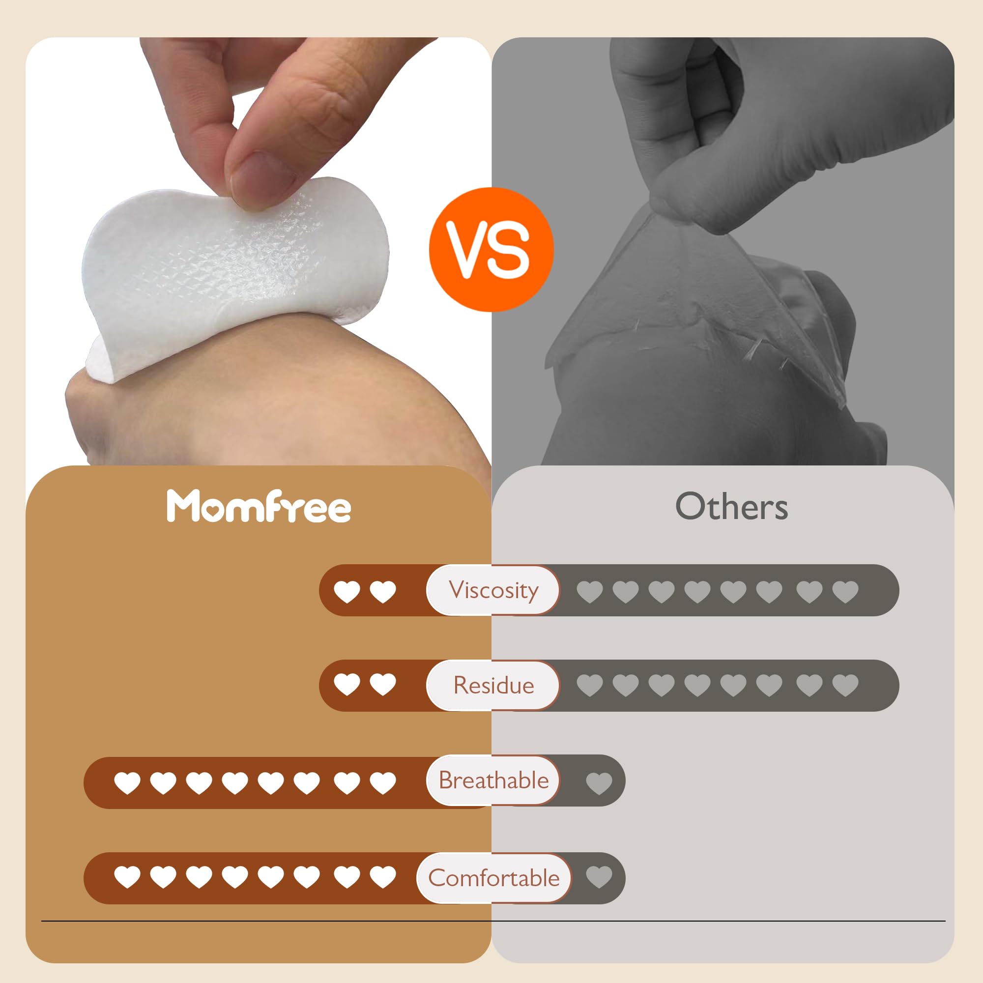 Momfree fridge-friendly cooling pads offer extra chill when stored before use.