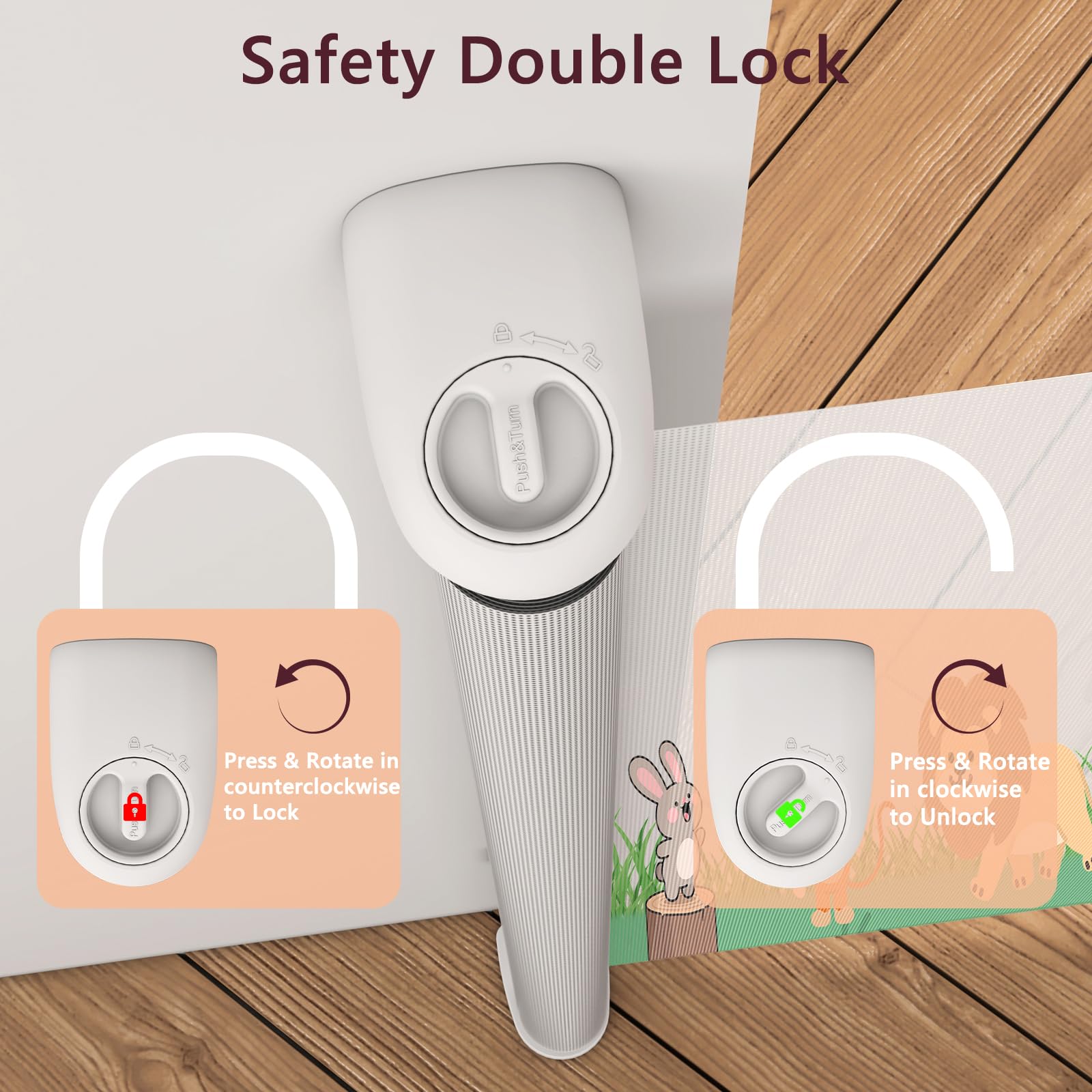 Momfree gate retracts discreetly into its housing