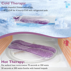 Momfree hot and cold soothing pads provide customizable comfort