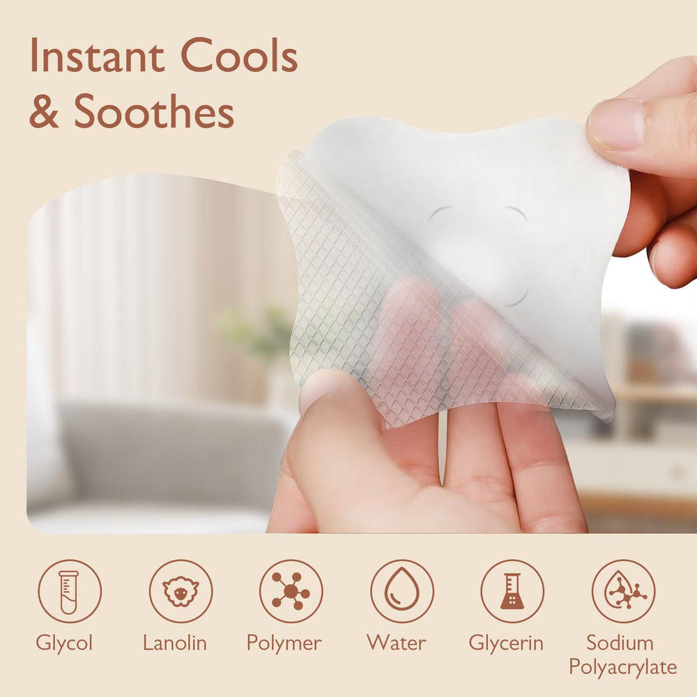 Contoured design of Momfree pads ensures comfortable, rubbing-free fit.