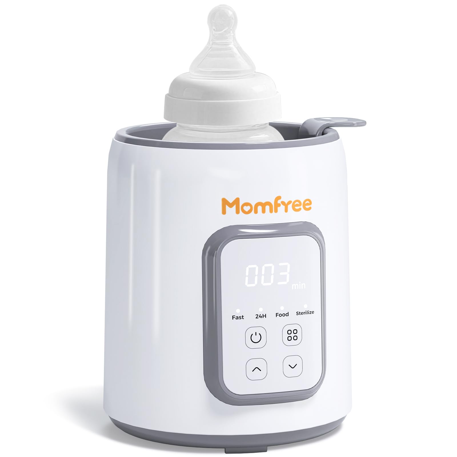 Momfree includes cleaning brush and breastmilk bags for convenience.