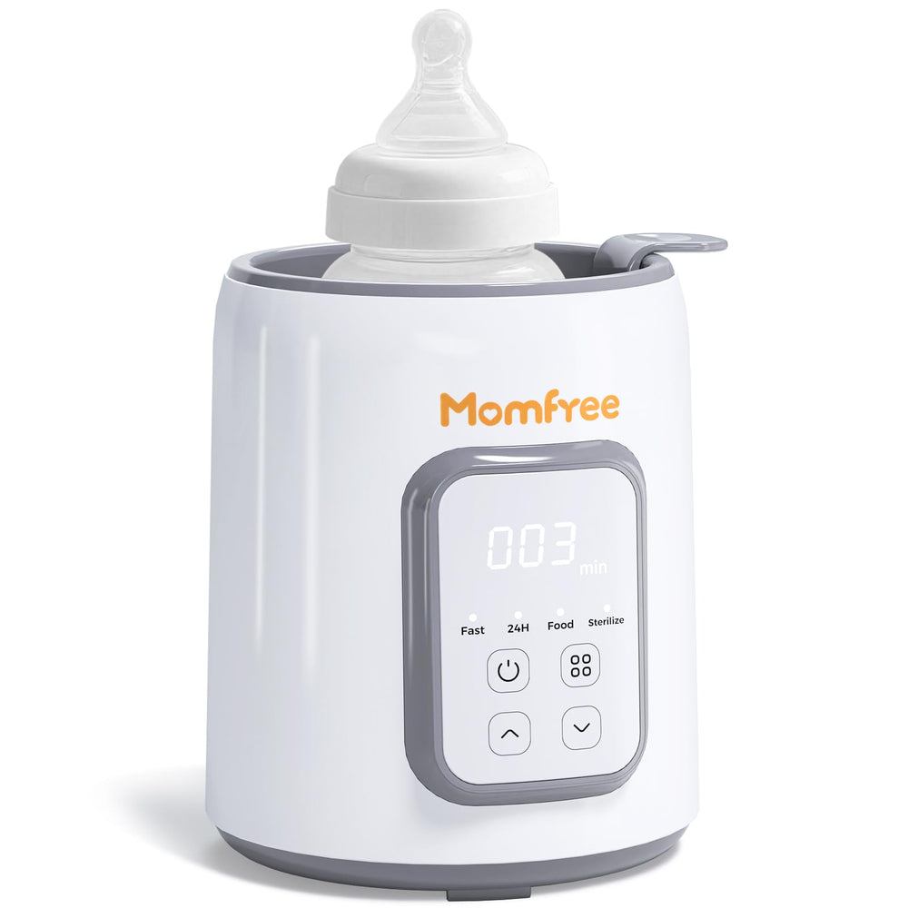 Momfree includes cleaning brush and breastmilk bags for convenience.