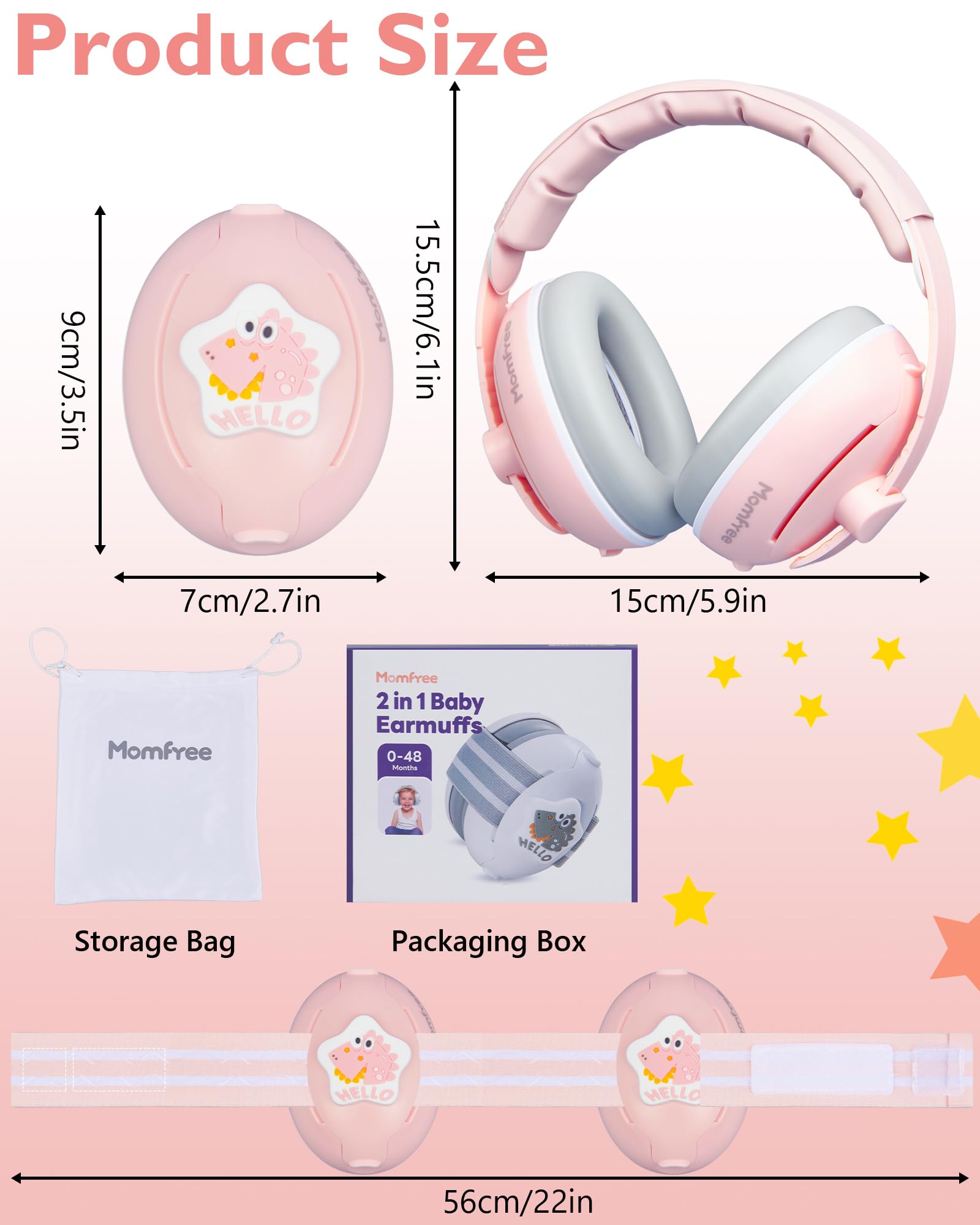 Momfree mini carrying bag for convenient travel storage.