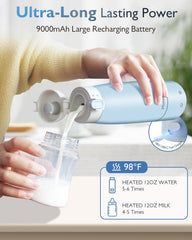 Momfree portable bottle warmer temperature settings offer five levels for flexible, precise heating.