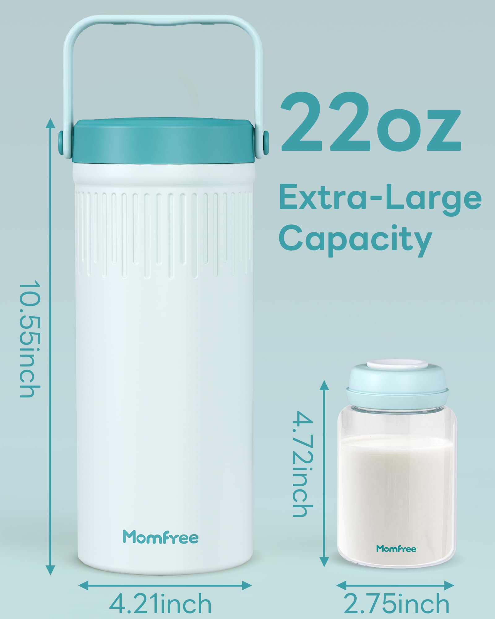 Momfree reinforced base enhances stability on various surfaces.