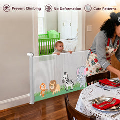 Momfree gate extended to 120 inches across a wide opening