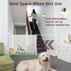 Momfree 33-inch tall safety mesh provides clear barrier