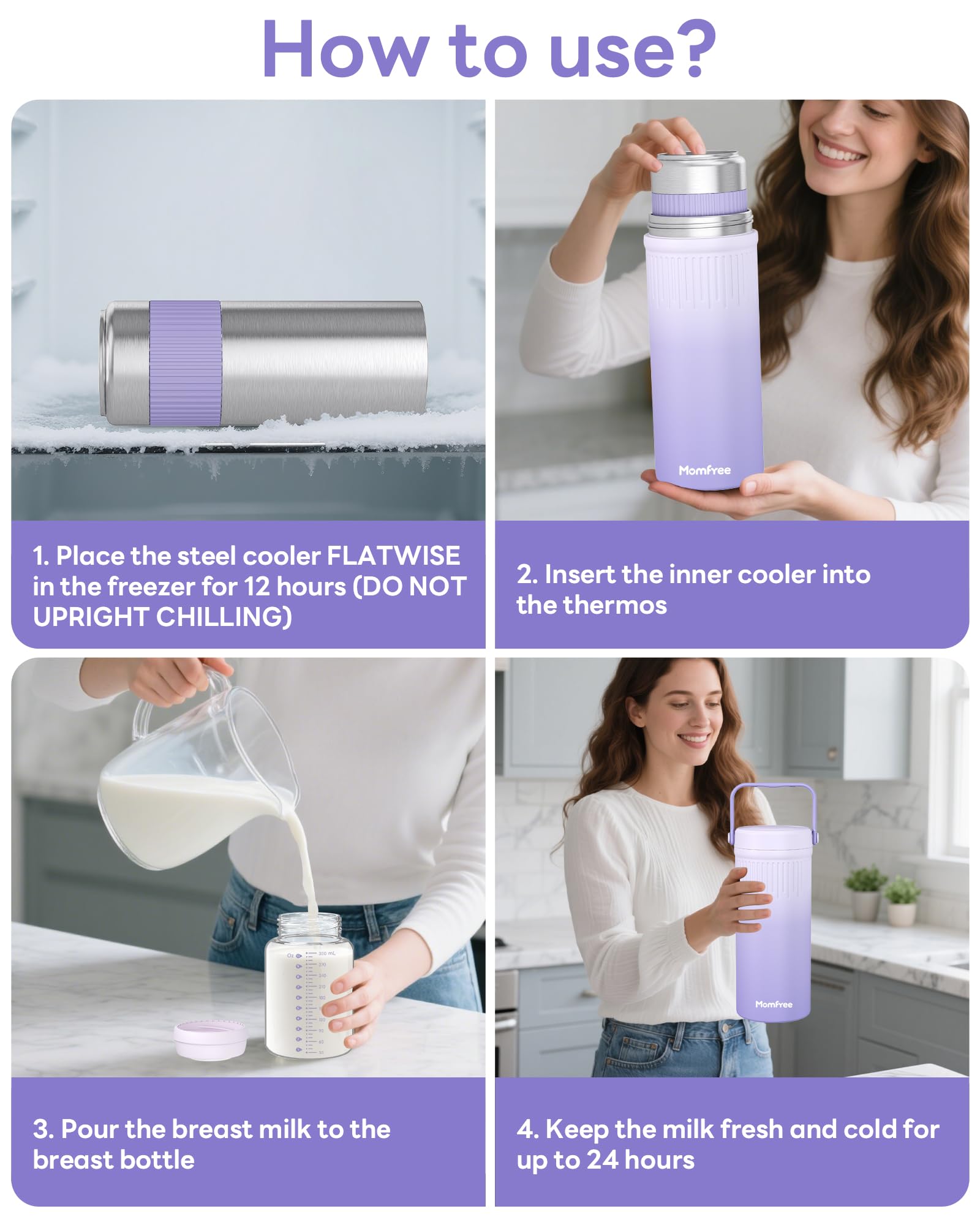 Momfree triple-layer thermal barrier with rapid-chill interior.