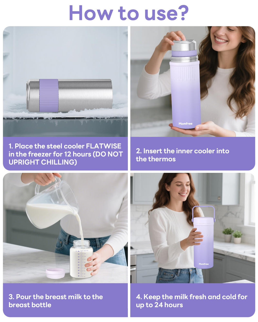 Momfree triple-layer thermal barrier with rapid-chill interior.