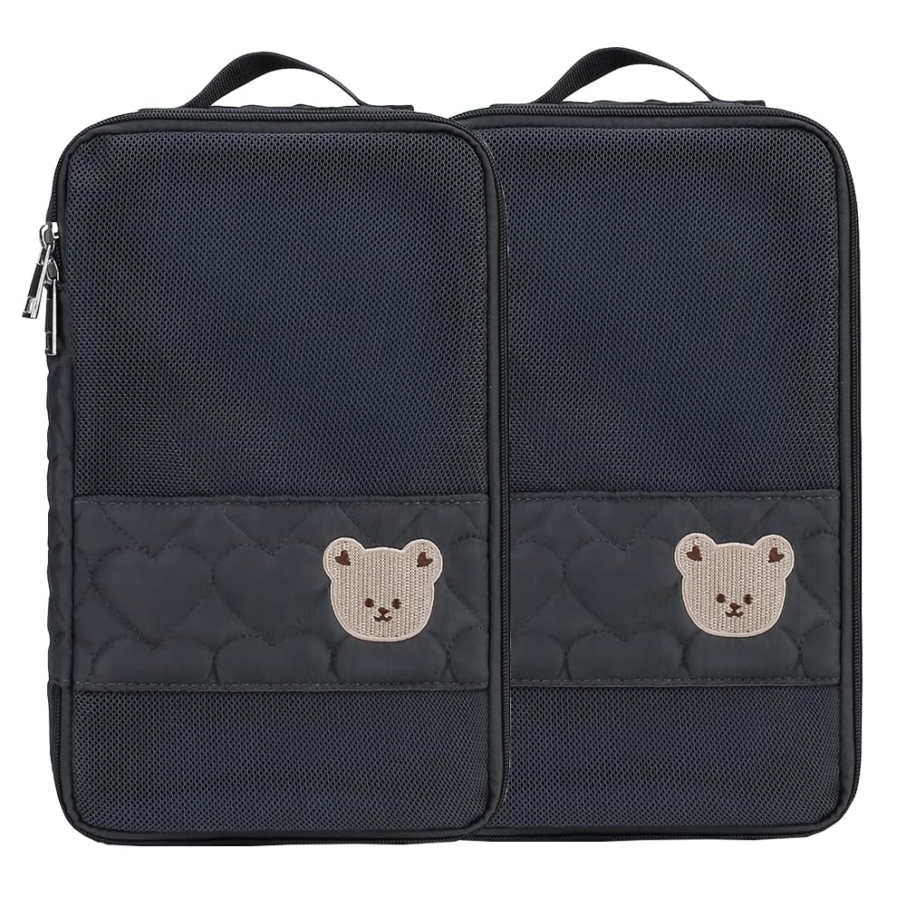 MOMIGO diaper bag organizer pouches, two-pack, keeps baby gear organized.