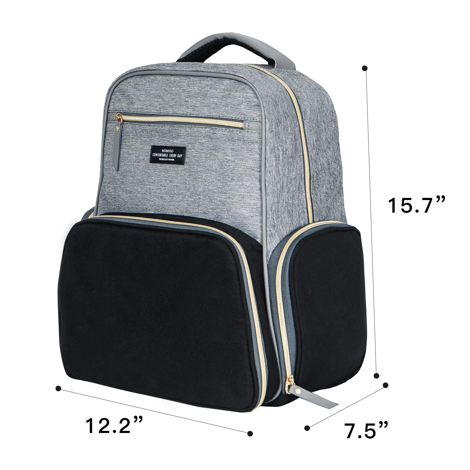 MOMIGO cooling performance with ice pack and bottle storage for healthy feeding days
