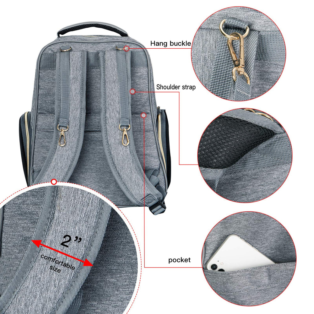 MOMIGO multi-use bag doubles as lunch or diaper bag for daily routines