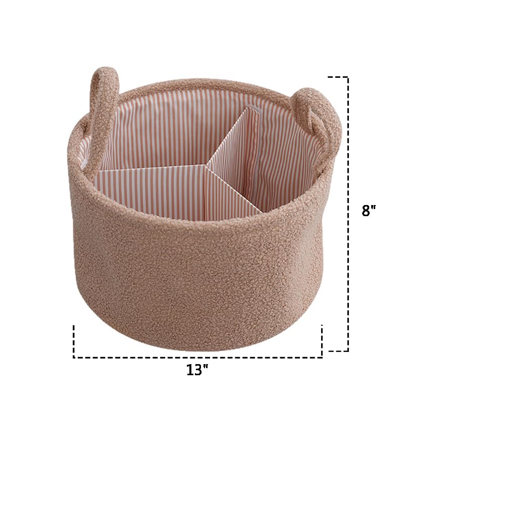 MOMIGO lightweight storage tote for nursery and car trips.